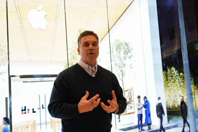 　Apple アジアシニアマーケティングマネージャーのDenny Tuza氏が来日した。